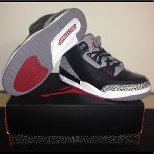 Jordan 3 Black cement